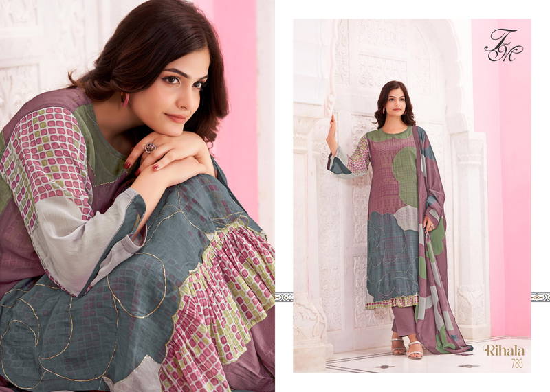 Rihala By T And M Martin Organza Printed Salwar Kameez Wholesale Shop In Surat